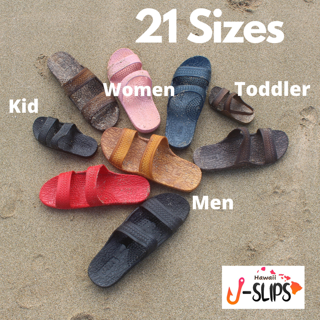 J Slips Hawaii Classic Double Strap Slide Jesus Sandals Comfortable Everyday Beach Sandals