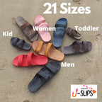 J Slips Hawaii Classic Double Strap Slide Jesus Sandals Comfortable Everyday Beach Sandals