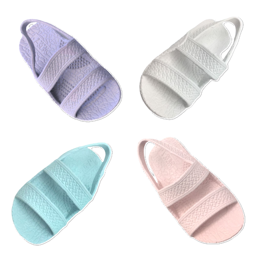 J-Slips Hawaiian Toddler Girls Sandals Pastel w/ Back Strap ✨