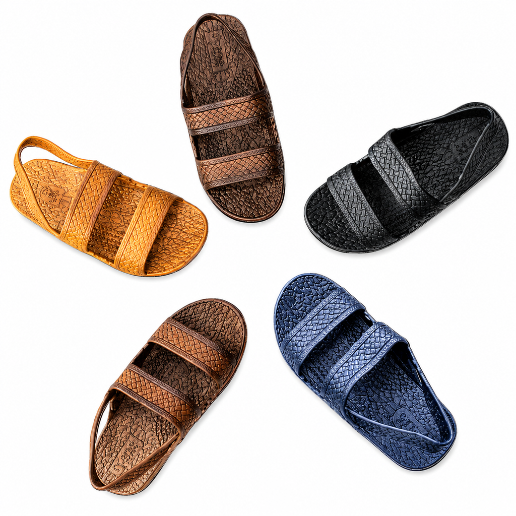 J-Slips Hawaiian🌴Toddler Kids Sandals in Classic Colors w/ Back Strap 🌊