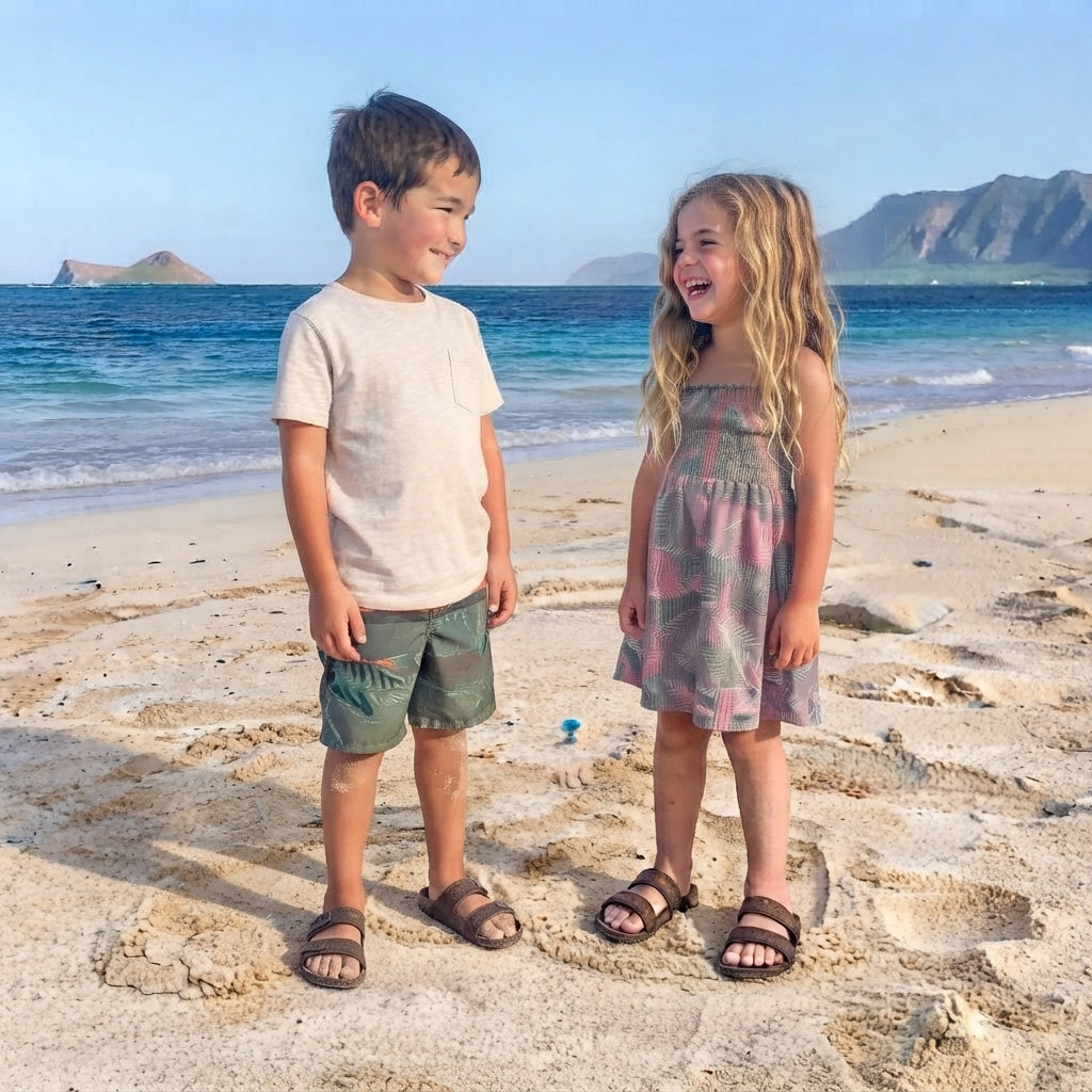 J-Slips Kids Classic Hawaiian Sandals – Lightweight, Flexible, and Perfect for Everyday Play