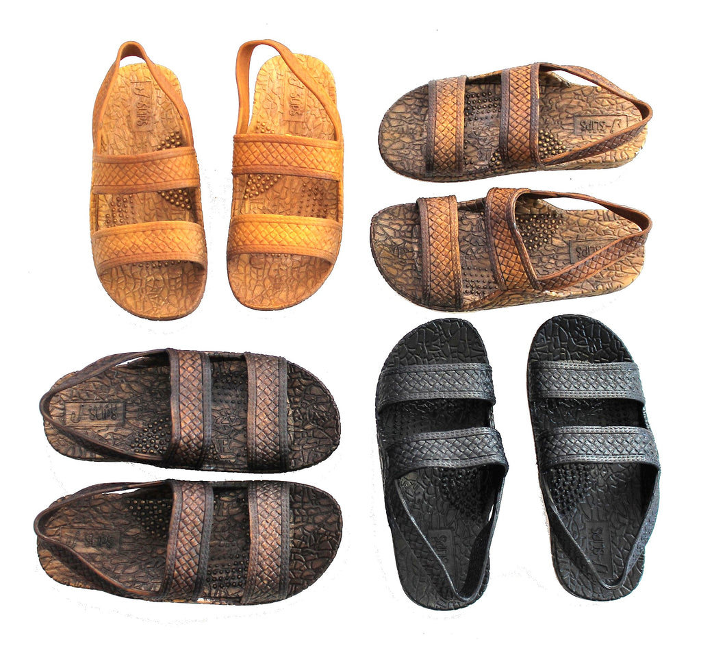 J-Slips Hawaiian🌴Toddler Kids Sandals in Classic Colors w/ Back Strap 🌊