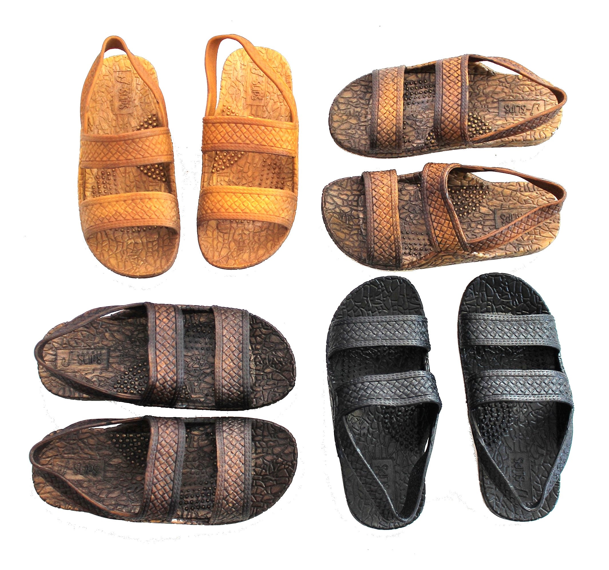 J-Slips Hawaiian🌴Toddler Kids Sandals in Classic Colors w/ Back Strap 🌊