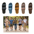 J-Slips Hawaiian Mens Sandals in Classic Colors Island Style Slide Sandals