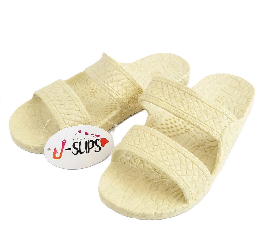 J-Slips Hawaiian Girls Sandals – Lightweight, Comfortable Slip-On Beach Slides in Fun Pastel Colors
