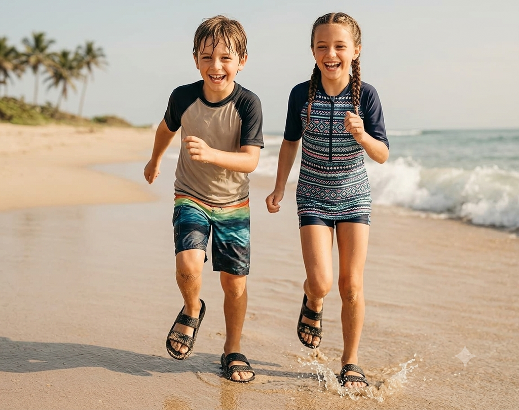 J Slips Hawaii Classic Double Strap Slide Jesus Sandals Comfortable Everyday Beach Sandals