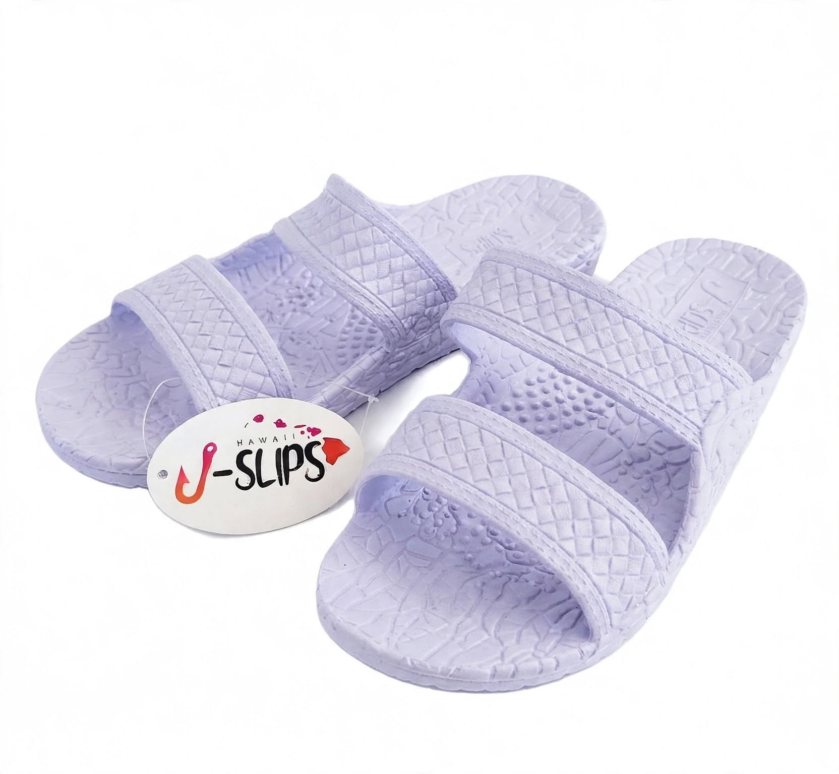 J-Slips Hawaiian Girls Sandals – Lightweight, Comfortable Slip-On Beach Slides in Fun Pastel Colors