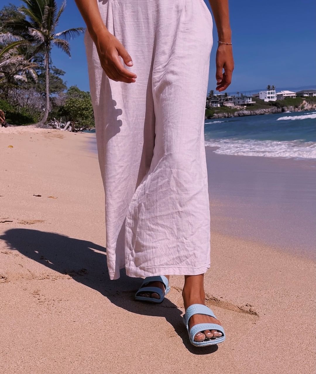 J-Slips Pastel Women's Slide Hawaiian Sandals