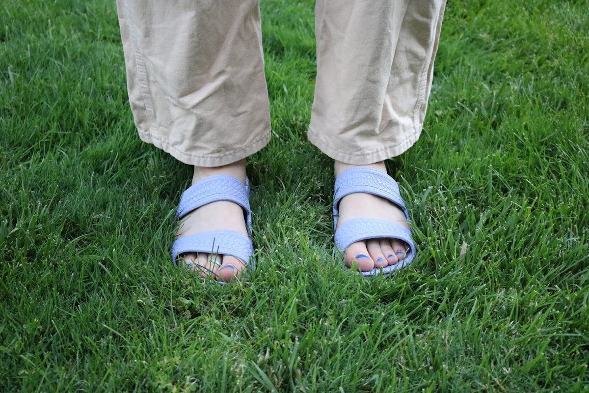 J-Slips Hawaiian Double Strap Slide Sandals for Women and Men