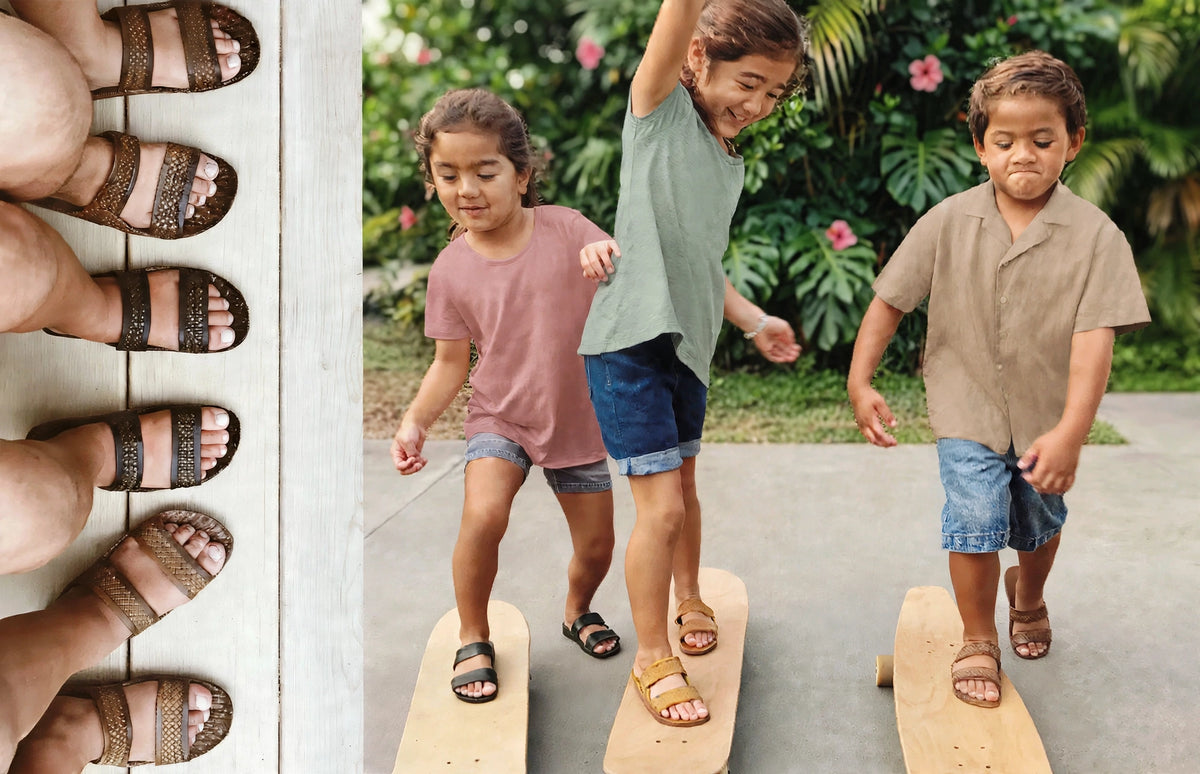 J-Slips Kids Classic Hawaiian Sandals – Lightweight, Flexible, and Perfect for Everyday Play