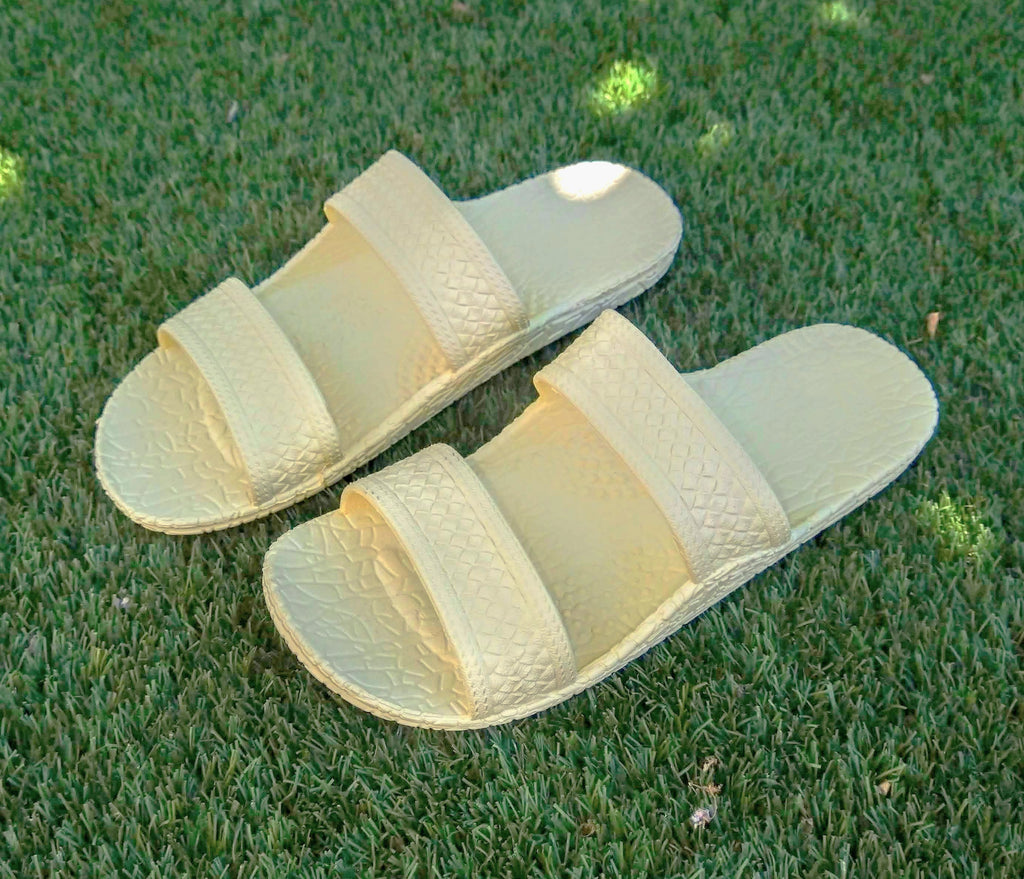 J-Slips Hawaiian Double Strap Slide Sandals for Women and Men
