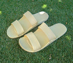 J-Slips Hawaiian Double Strap Slide Sandals for Women and Men