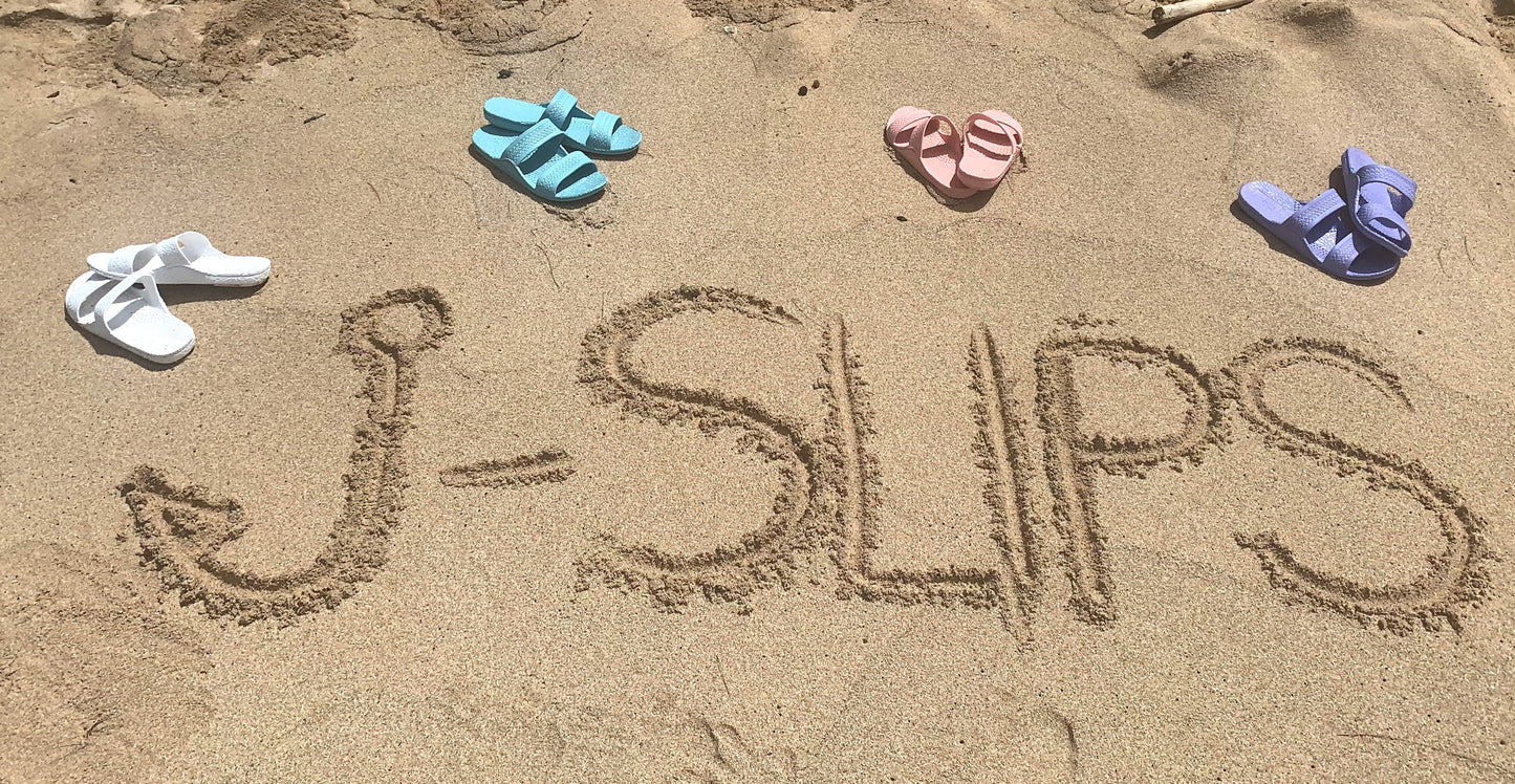 🌸 Kids & Women’s Pastel J-Slips Sandals 🌴