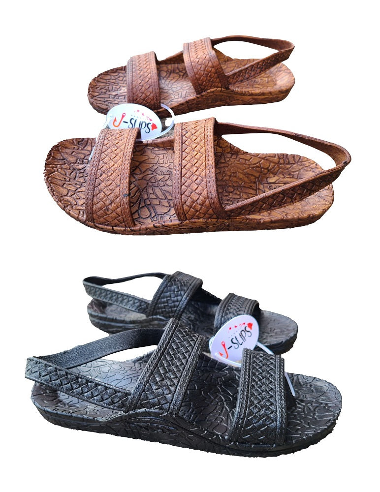 J-Slips Womens Hawaiian Adventure Hiking Sandals with Back Strap & Arch Support Secondary image